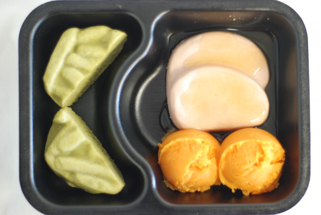 Puréed Shaped Ham Patty with Pineapple Glaze Birch Stream Farms