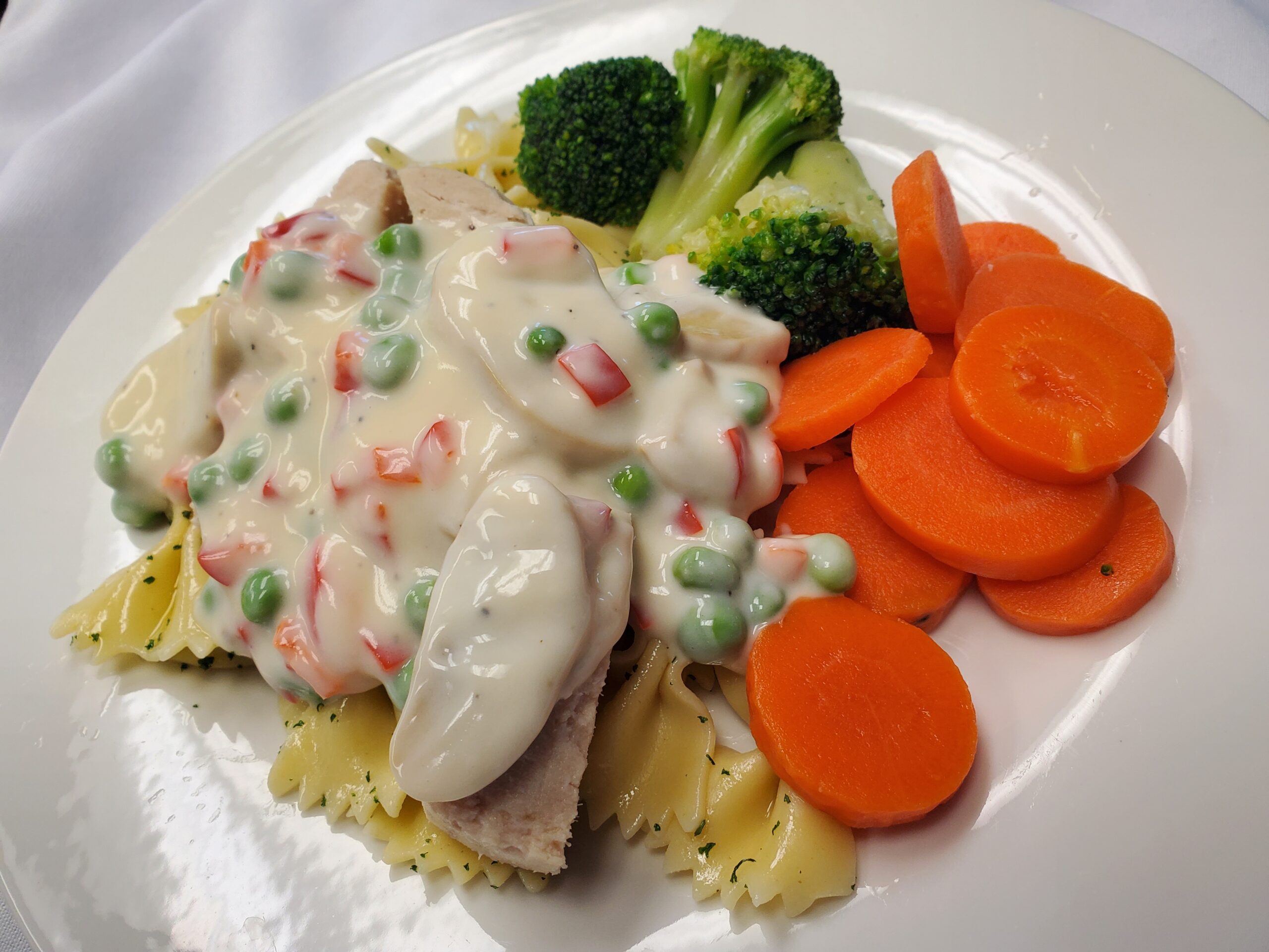 Turkey ala King (plated)