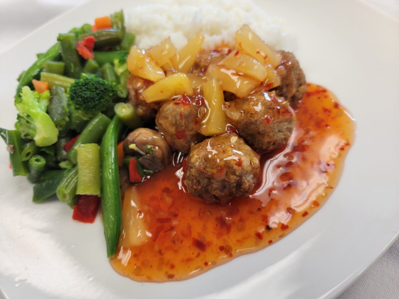 Thai Sweet Chili Meatballs Birch Stream Farms